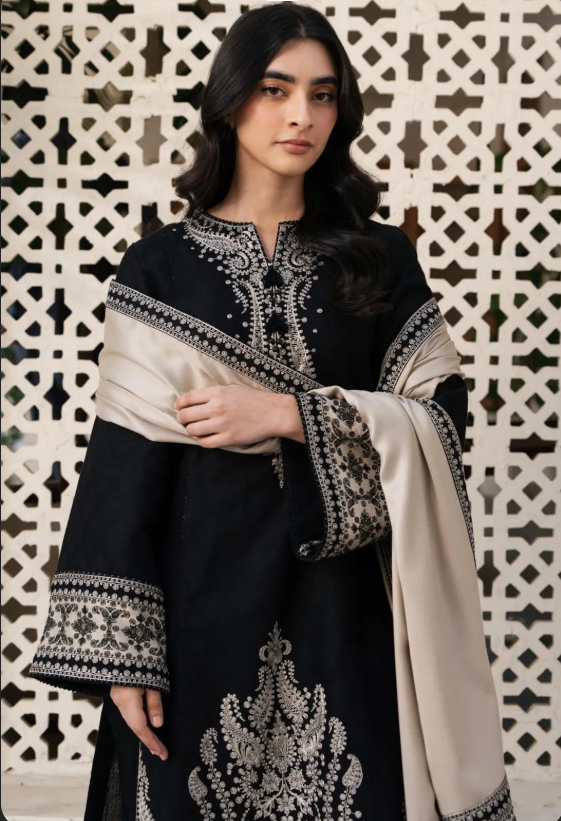 Traditional Embroidered Lawn Suit