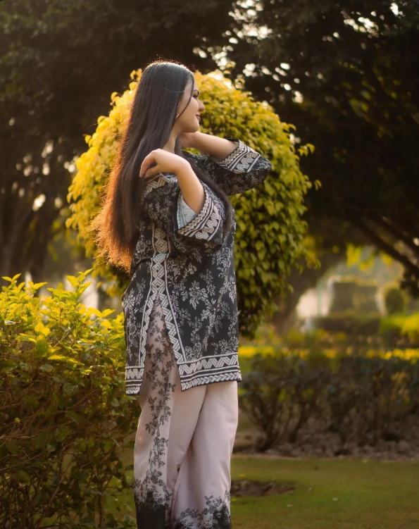 Shamoz Silk Printed 2-Piece Co-Ord